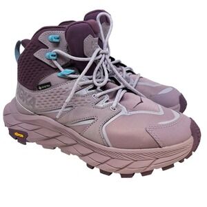 NEW Hoka 7/7.5 Anacapa Mid GTX Elderberry Hiking Boots Purple Gorpcore Outdoor